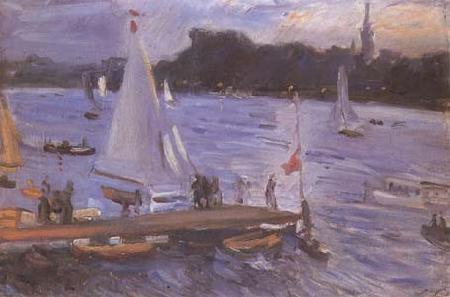 Max Slevogt The Alster at Hamburg (mk09)